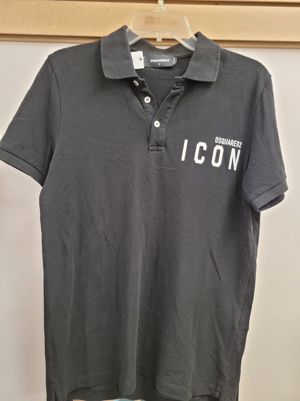 DSQUARED2 ICON Men's Black Polo Shirt